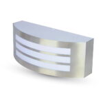 Applique in acciaio E27 IP44 - V-Tac 7514