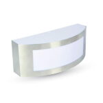 Applique per esterno 1xE27 in acciaio IP44 - V-Tac 7513