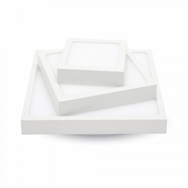 Pannello LED SMD quadrato superficiale 12W 900lm 120° V-Tac 4913, 4914, 4915 - immagine 1