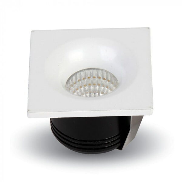 Faretto Spot LED COB da incasso quadrato 3W 200lm 60° - V-Tac 5109 - immagine 1