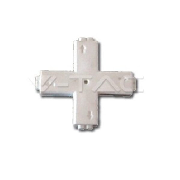 Connettore Striscia LED 3528 - tipo croce - V-Tac 3509 - immagine 1