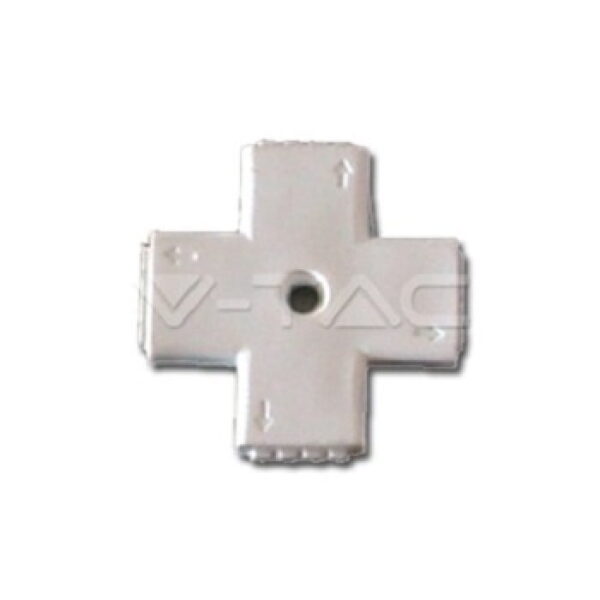 image_17818 Connettore Striscia LED 5050 - tipo croce - V-Tac 3510 - immagine 1