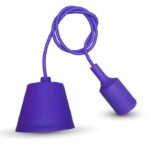 Pendente portalampada 1xE27 viola - V-tac 3483