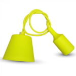 Pendente portalampada E27 giallo - V-Tac 3485