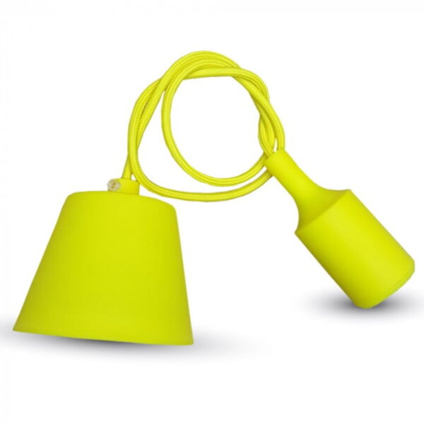 V-Tac 3485 Pendente portalampada E27 giallo - V-Tac 3485 - immagine 1
