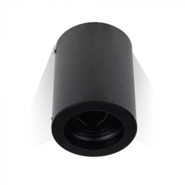 V-Tac 3628 Portafaretto GU10 nero verticale superficiale