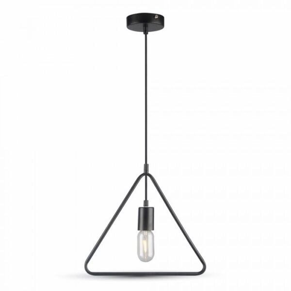 Lampadario geometrico triangolo con portalampada 1xE27 - V-Tac 3838 - immagine 1
