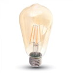 Lampadina LED filamento dimmerabile E27 ST64 4W 350lm 300°- V-Tac 4368