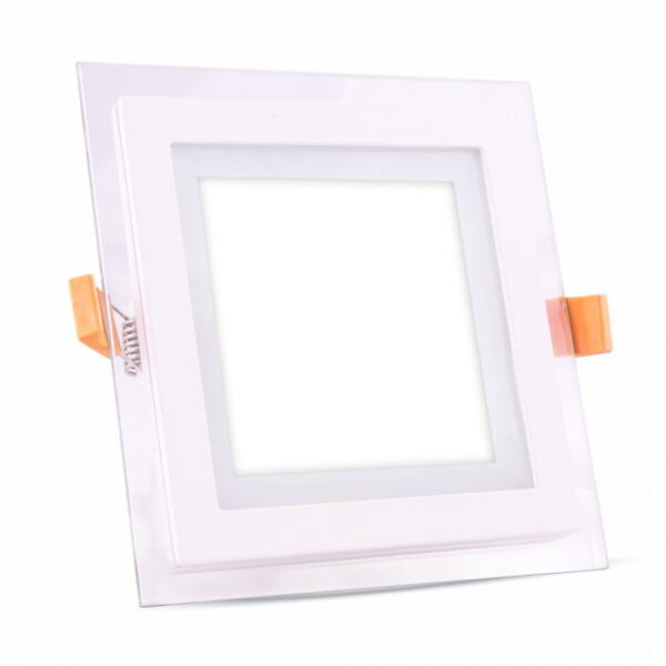Pannello LED SMD quadrato con vetro 6W 420lm 120° V-Tac 4738, 6276, 4737 - immagine 1