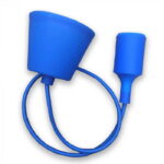 Pendente portalampada 1xE27 blu - V-Tac 3476