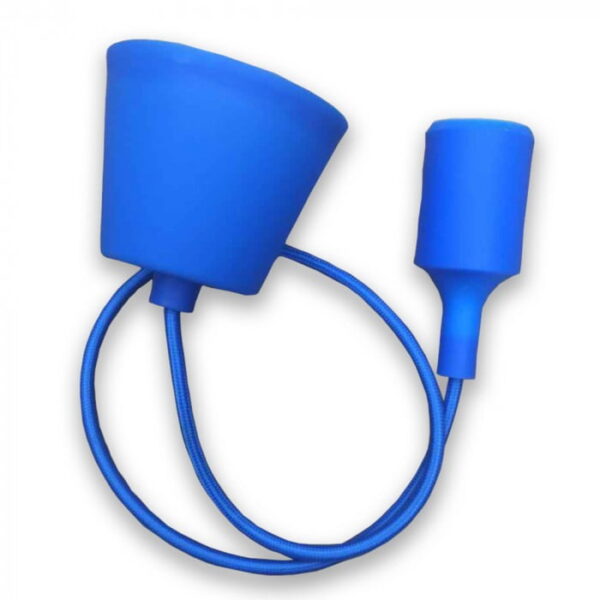 Pendente portalampada 1xE27 blu - V-Tac 3476 - immagine 1