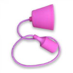 Pendente portalampada 1xE27 rosa - V-Tac 3479