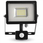 Proiettore LED SMD con sensore di movimento 20W 1600lm 100° IP65 - V-Tac 5715, 5697, 5698