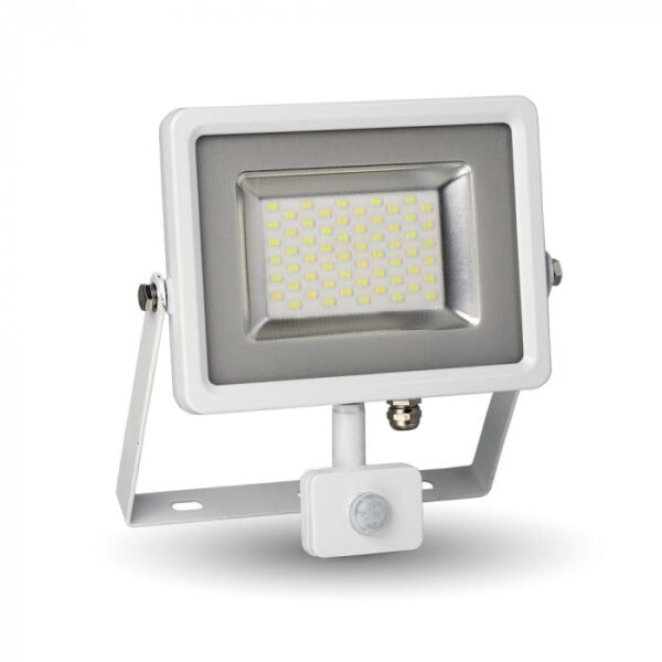 Proiettore LED con sensore di movimento SMD 30W 2400lm 100° IP44  - V-tac - immagine 1