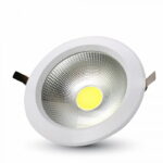 Faretto Spot LED rotondo COB 20W 2400lm 120° IP20 - V-Tac 1273, 1274, 1275