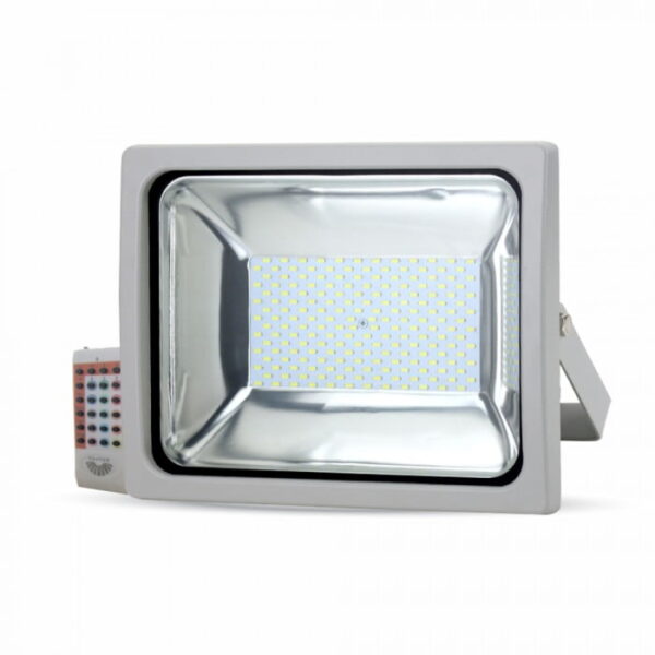 Proiettore LED SMD RGB con telecomando 50W 4000lm 120° IP65 - V-Tac 5691 - immagine 1