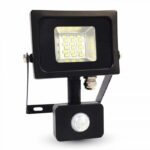 Proiettore LED SMD con sensore di movimento 10W 800lm 100° IP44 - V-Tac 5724