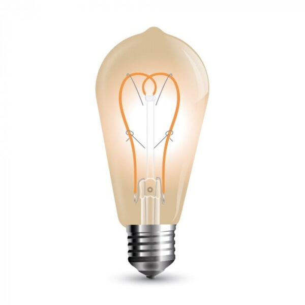 v-tac 7220 Lampadina LED filamento E27 5W 300lm 300° - V-Tac 7220 - immagine 1