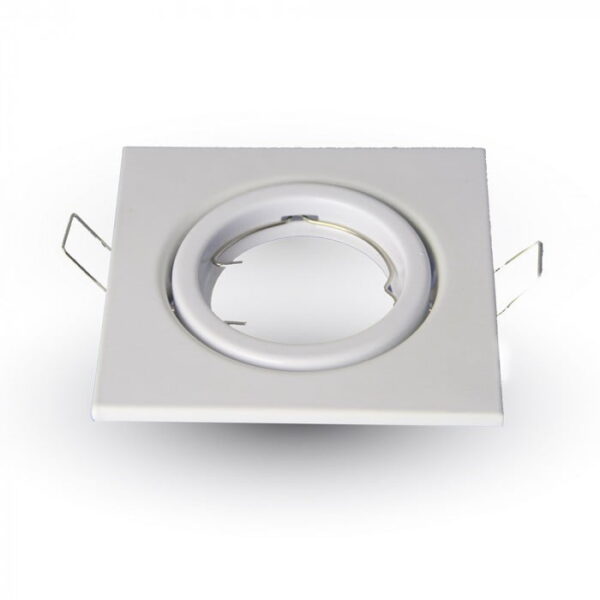 Portafaretto GU10 quadrato regolabile - V-Tac 3472 - immagine 1