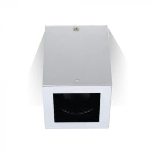 Portafaretto GU10 bianco quadro verticale superficiale