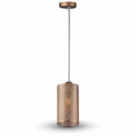Lampadario a Sospensione oro champagne 1xE27 - V-Tac 3827