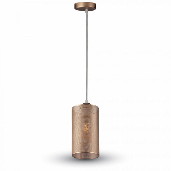 Lampadario a Sospensione oro champagne 1xE27 - V-Tac 3827 - immagine 1
