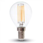 Lampadina LED goccia filamento dimmerabile E14 4W 320lm 300°- V-Tac 4394