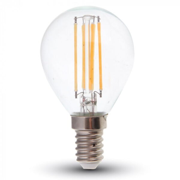 Lampadina LED goccia filamento dimmerabile E14 4W 320lm 300°- V-Tac 4394 - immagine 1