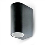 Applique portafaretto per esterno 2xGU10 tondo 2 vie IP44 - V-Tac 7509