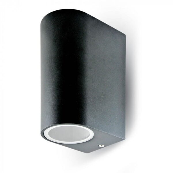 image_22303 Applique portafaretto per esterno 2xGU10 tondo 2 vie IP44 - V-Tac 7509 - immagine 1