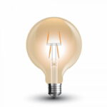 Lampadina LED sfera filamento E27 4W 400lm 300° - V-Tac 7148