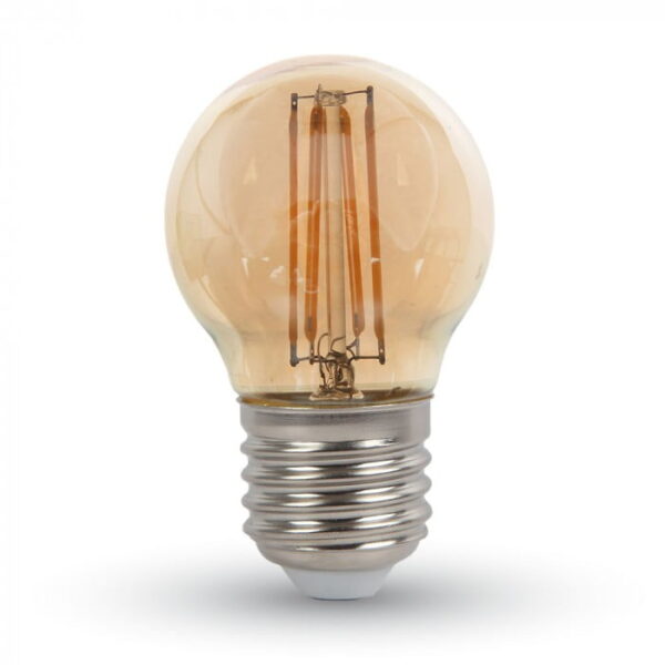 Lampadina LED goccia filamento E27 4W 350lm 300° - V-Tac 7100 - immagine 1