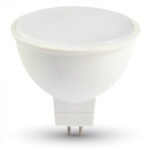 Lampadina LED SMD GU5.3 MR16 7W 500lm 110°- V-tac 1688, 1689, 1690