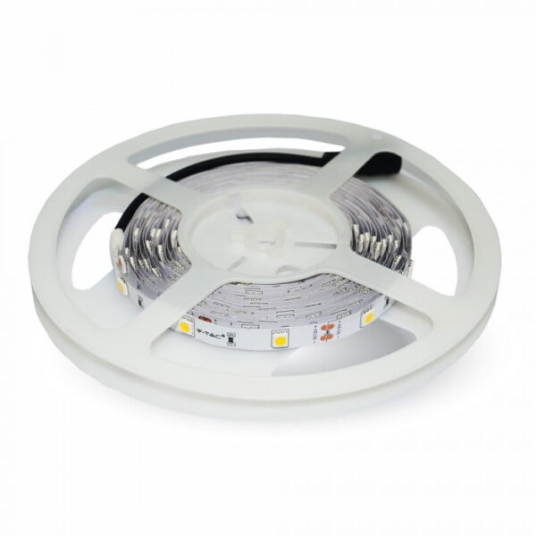 Bobina 5M Strip LED SMD5050 4,8W/M 30Led/M 500lm/M IP20 - V-Tac 2135, 2133, 2124 - immagine 1