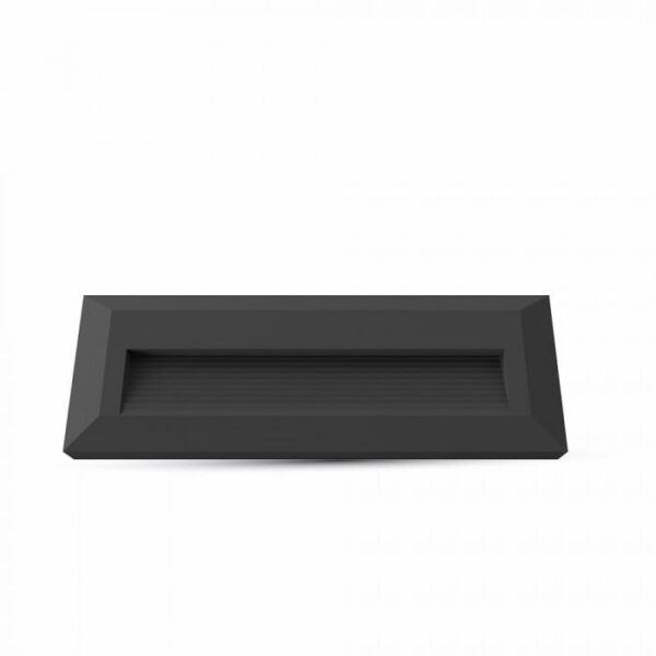 V-tac 1329 Segnapasso LED rettangolare nero 3W 110lm 55° IP65 - V-Tac 1329, 1328 - immagine 1