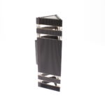 Applique triangolare 2xGU10 IP55 grigio - Universo