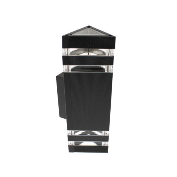 Applique triangolare 2xGU10 IP55 nero - Universo - immagine 1