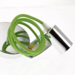 Lampadario stile cromo E27 con portalampada Verde - V-Tac 3785