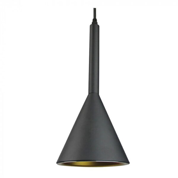 V-Tac 3869 Lampadario pendente in alluminio nero 1xE27 - V-Tac 3869 - immagine 1