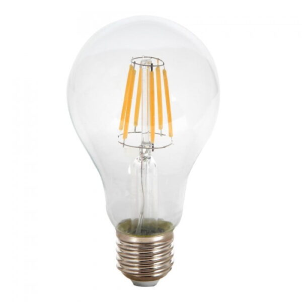 Lampadina LED filamento bulbo 10W E27 A67 1055lm 300° - V-Tac 4410, 4411, 4412 - immagine 1