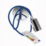 Lampadario stile cromo E27 con portalampada Blu- V-Tac 3783