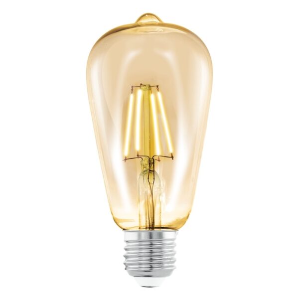 Lampadina LED filamento vintage E27 ST64 4W 220lm - Eglo 11521 - immagine 1