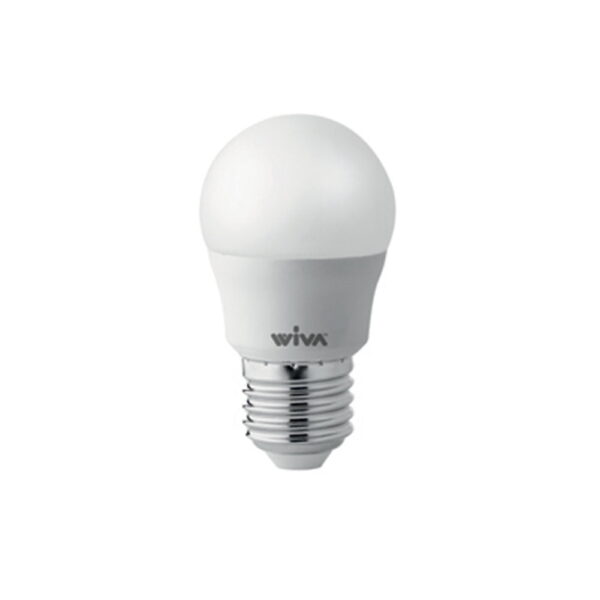 Lampadina LED goccia 4W G45 E27 350lm 250° 3000K - Wiva 12100221 - immagine 1