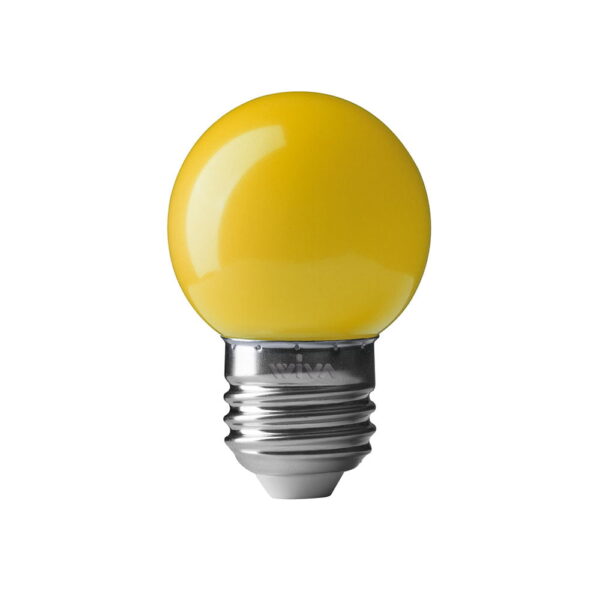 12100366 Lampadina LED special party 0,5W E27 Gialla - Wiva 12100366 - immagine 1