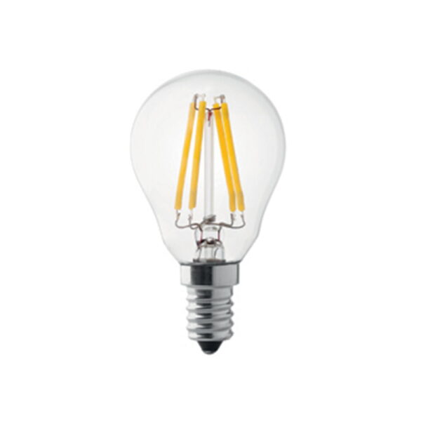 12100500 - 12100504 Lampadina LED Filamento 4W G45 E14 390lm 360° 4000K - Wiva 12100504 - immagine 1