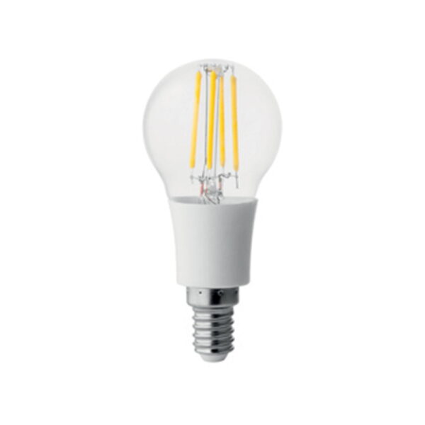 Lampadina LED SFERA CLEAR dimmerabile E14 4W 390lm 360° 3000K - Wiva 12100518 - immagine 1