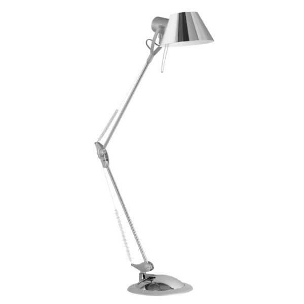 83249_200 Lampada da tavolo cromo/argento 1xE27 - Eglo 83249 - immagine 1