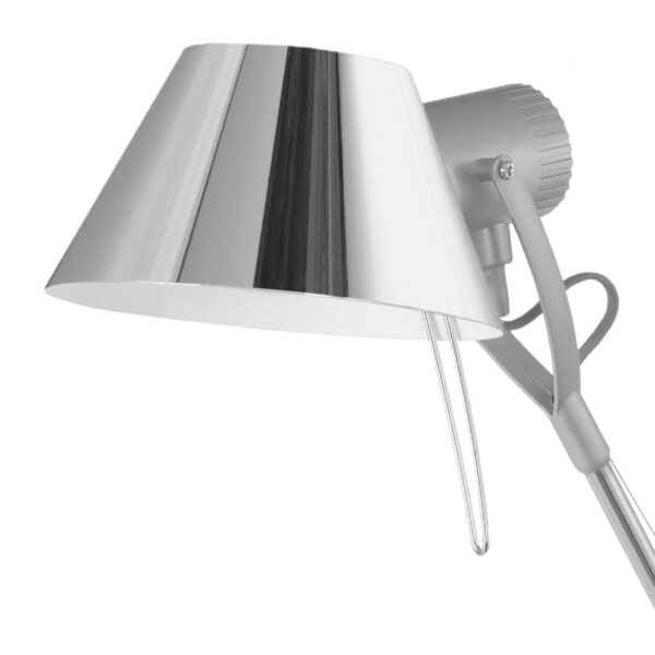 Lampada da tavolo cromo/argento 1xE27 - Eglo 83249 - immagine 2