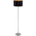 Piantana Maserlo nero e oro h1510mm 1xE27 IP20 - Eglo 95169