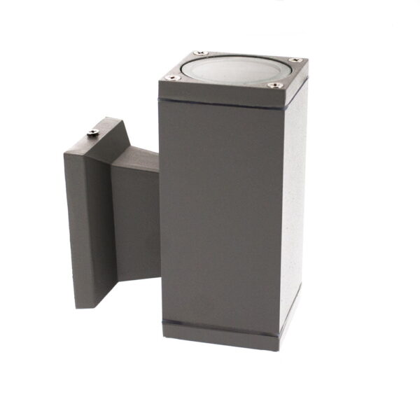 Applique quadrato grigio 1xGU10 IP55 - Universo - immagine 1